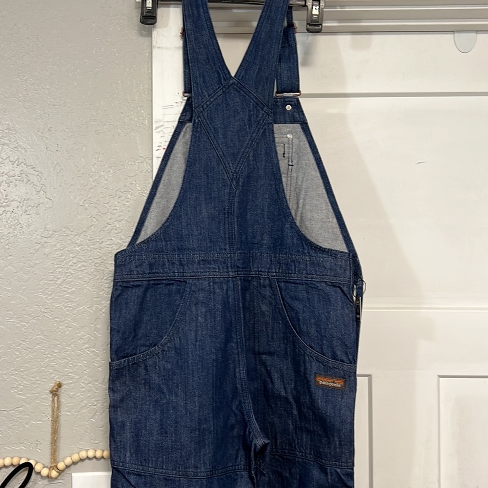 NWT PATAGONIA STEEL FORGE BLUE DEMIN BIB OVERALLS XS - Picture 8 of 16